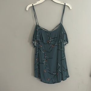 O’Neil blue floral tank top